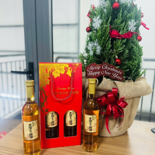 Set Rượu Mơ Vảy Vàng 