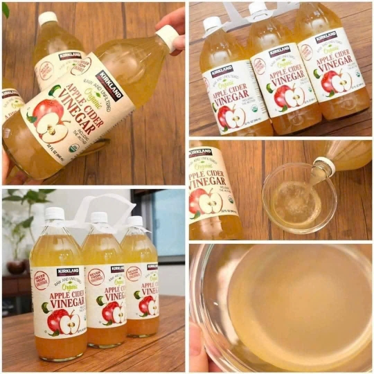 Giấm Táo Hữu Cơ Nguyên Chất Kirkland Signature Organic Apple Cider Vinegar – Chai 946ml